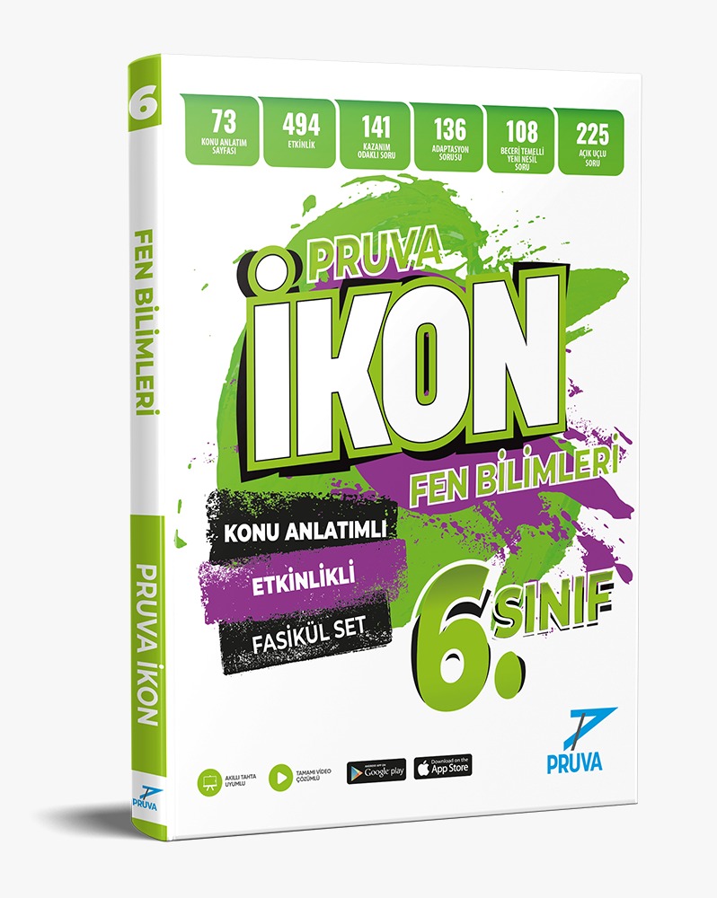 6. Sınıf İkon Fen Bilimleri Konu Anlatım Kitabı