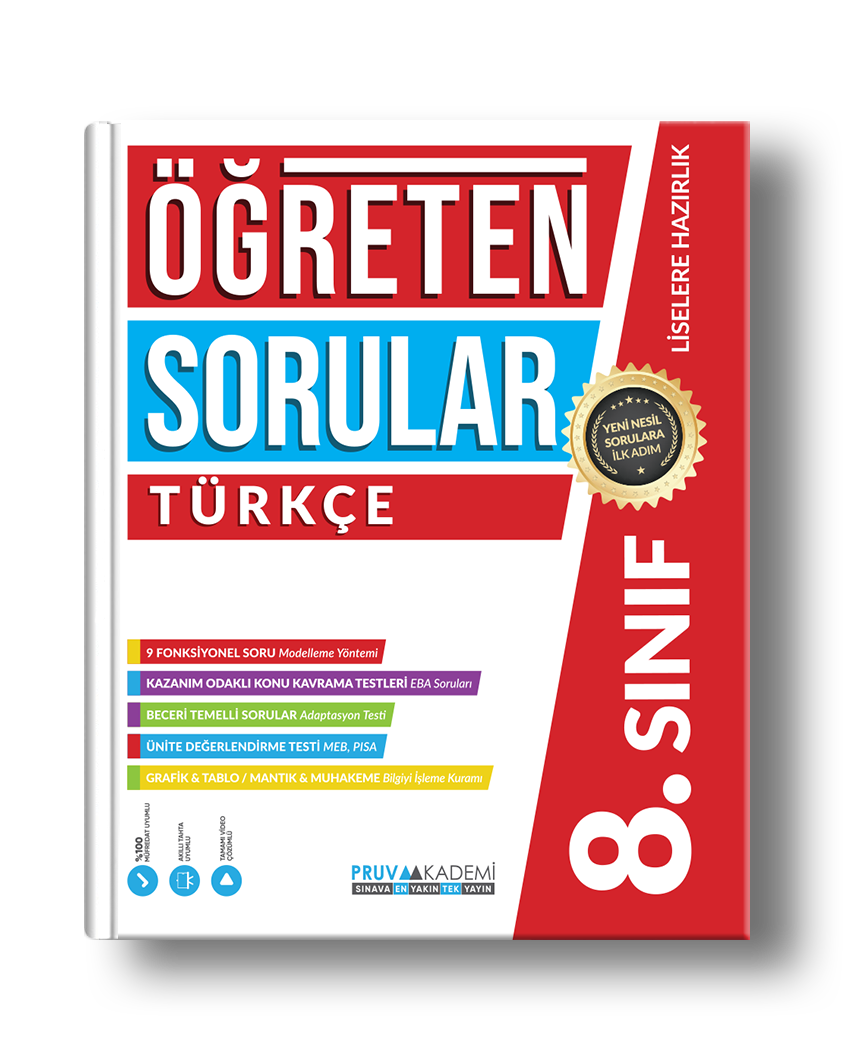 8. Sınıf Öğreten Sorular Türkçe Soru Bankası
