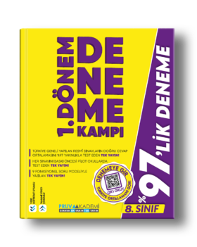 8. Sınıf 1. Dönem Deneme Kampı