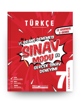7. Sınıf Sınav Modu Türkçe Branş Denemesi
