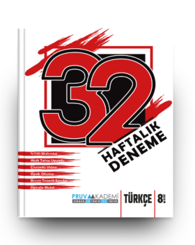 8. Sınıf Türkçe 32 Haftalık Deneme